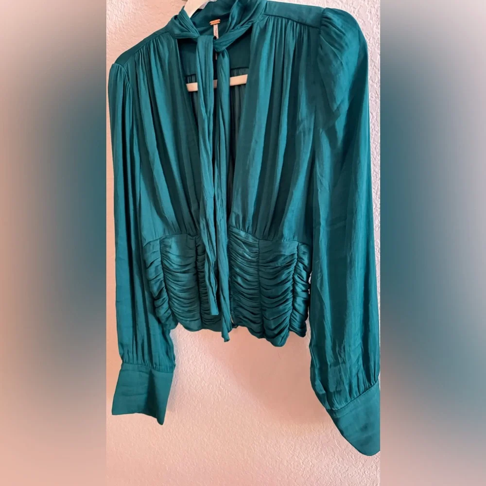Free People Silky Blouse top